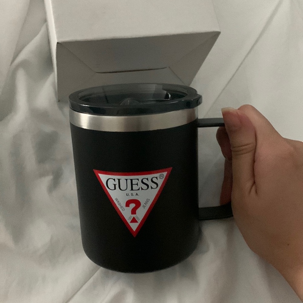 Guess coffee cup